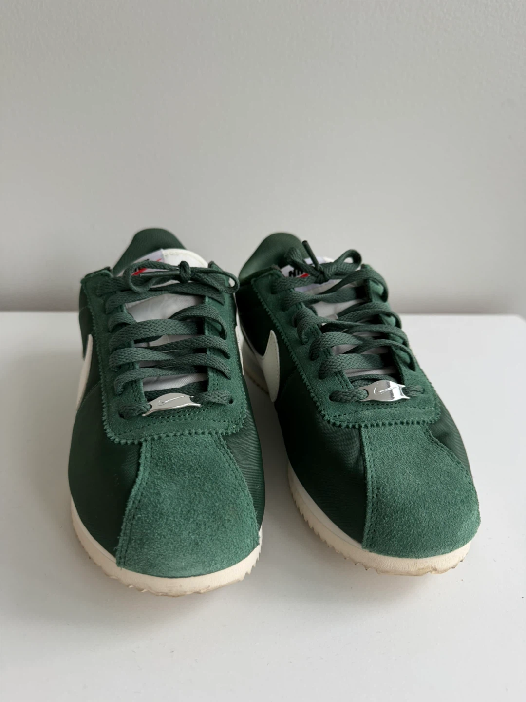 Nike Cortez Green Suede and Nylon Men's Sneakers - photo 2