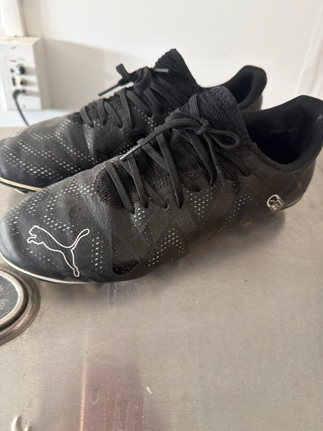 Puma Black Soccer Cleats size 5