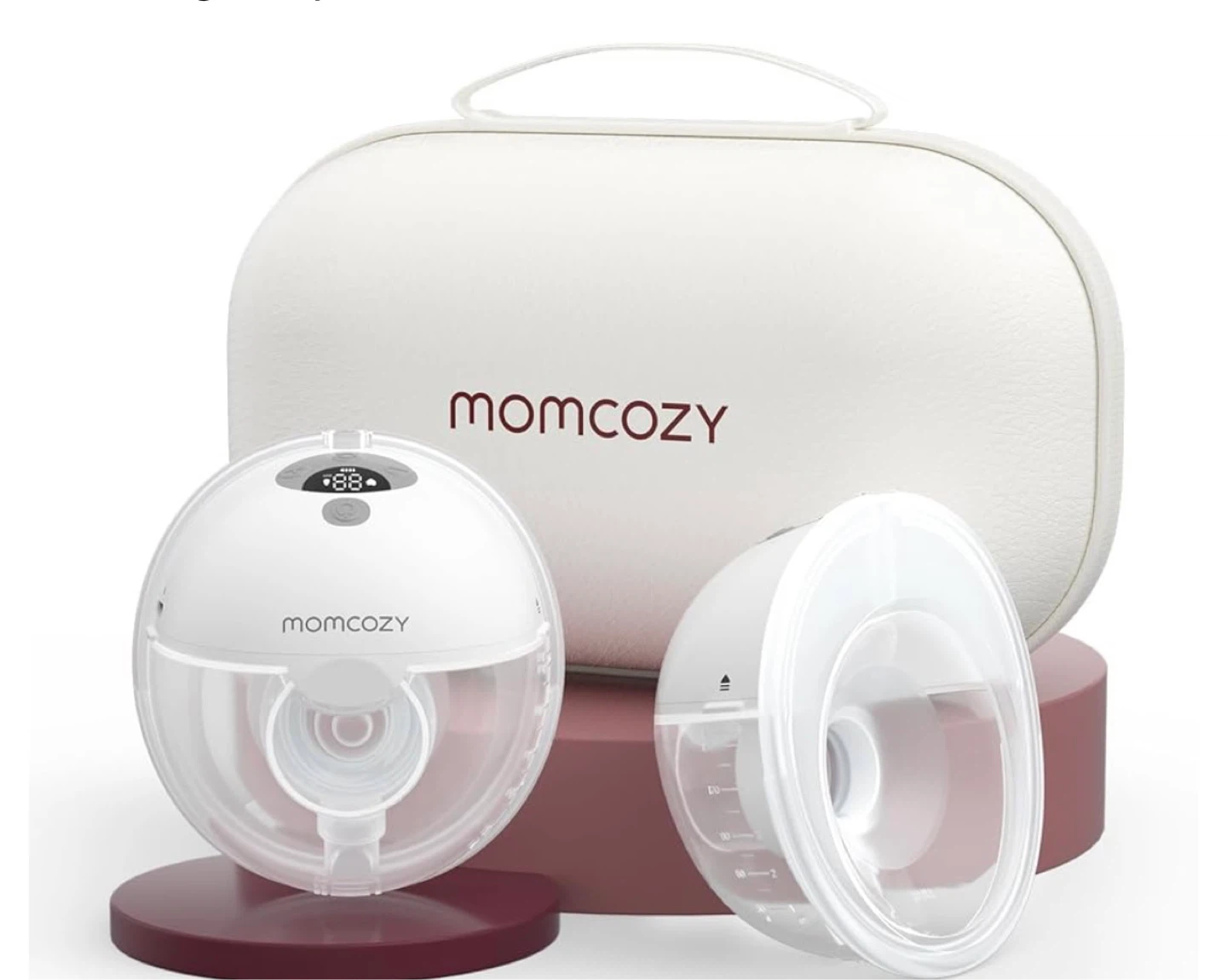 Momcozy Wearable Breast Pump with Carrying Case