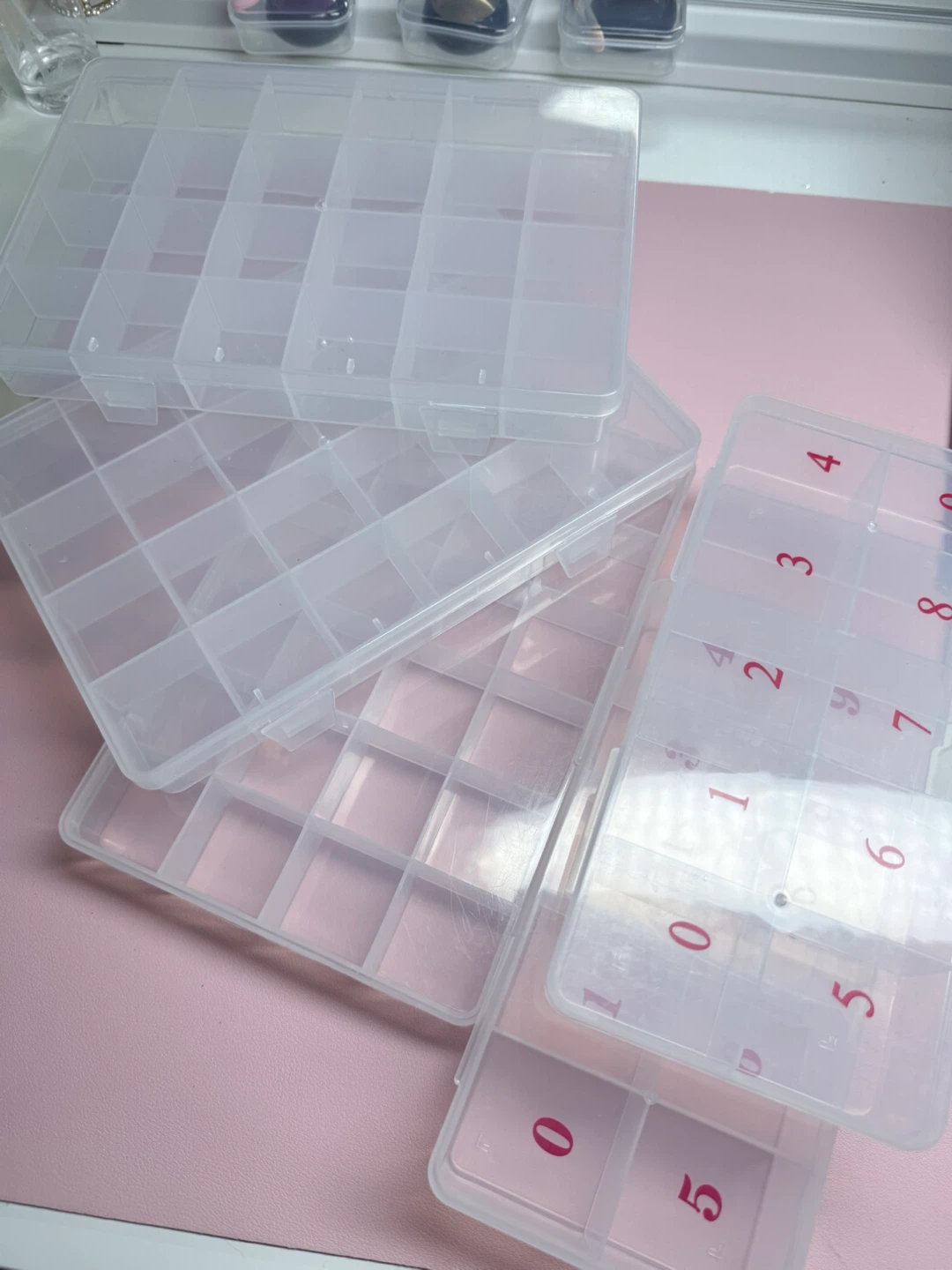 Clear Plastic Compartment Organizers