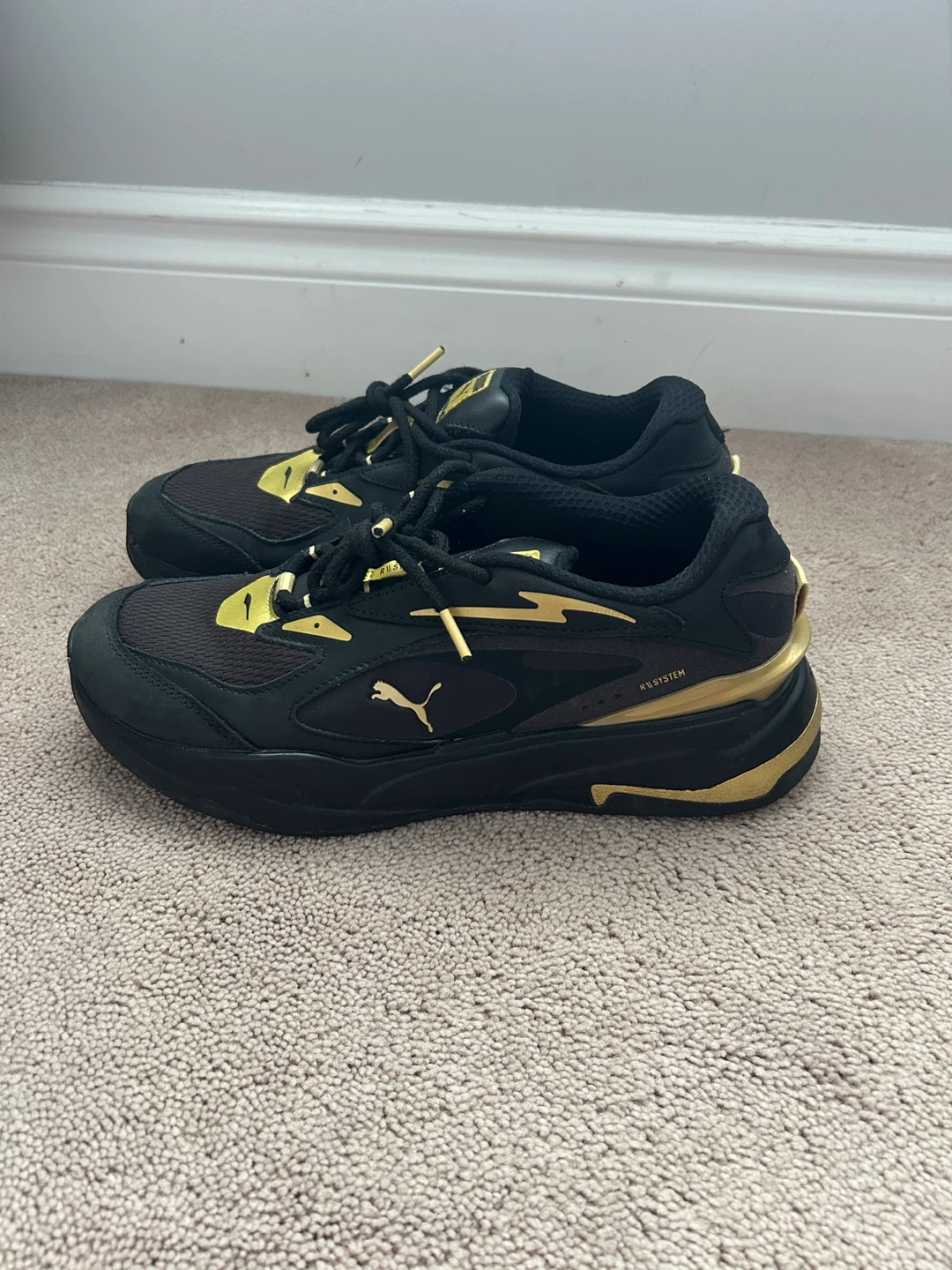 Puma RS-System Black Gold Sneakers - photo 3