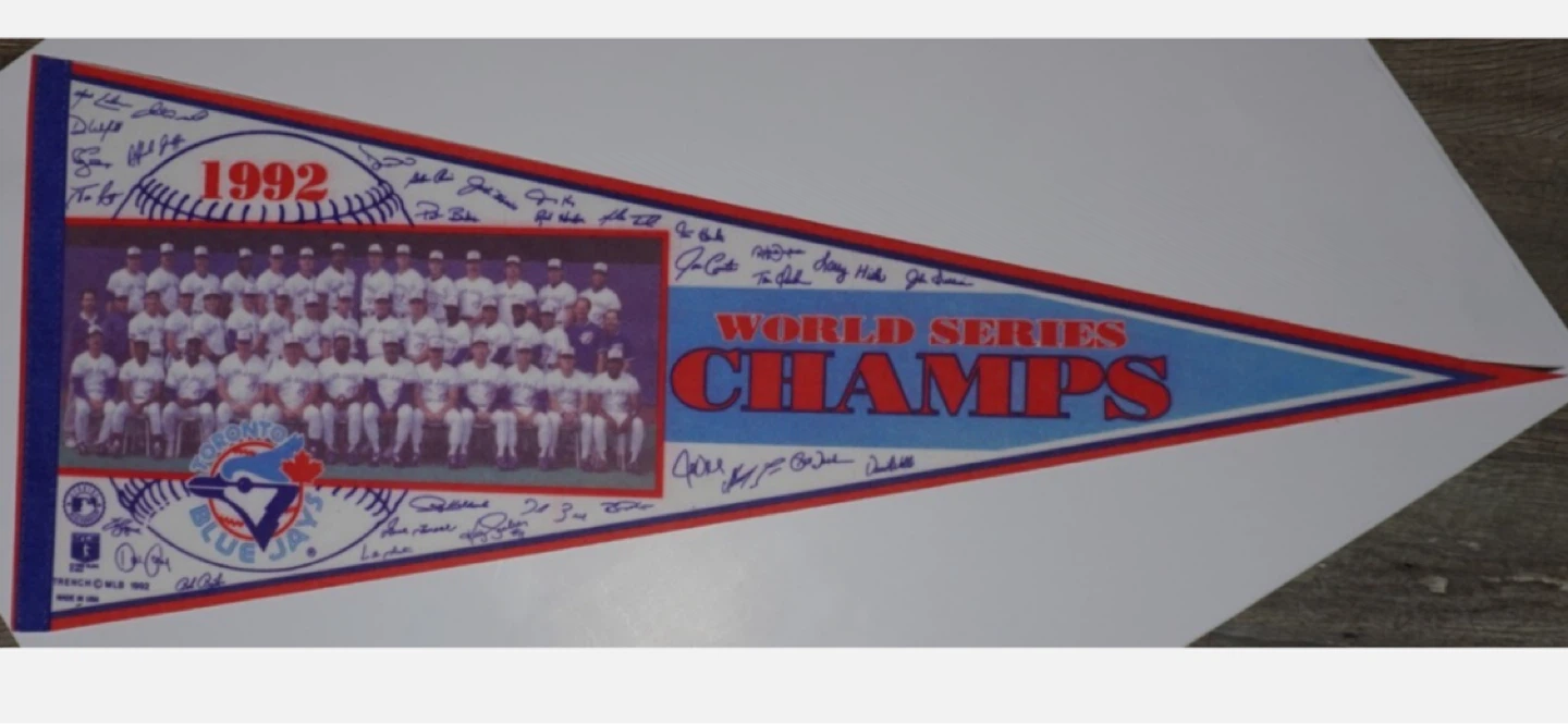 🌱 Toronto Blue Jays 1992 World Series Champs Pennant
