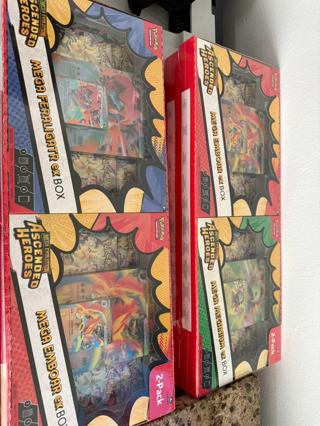Newly released Pokemon Ascended Heroes Mega EX box