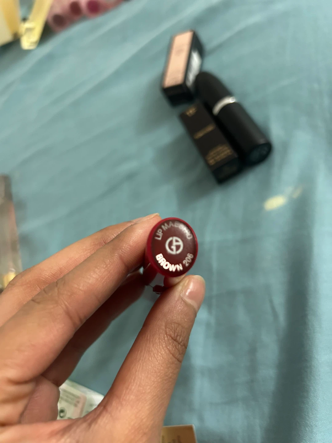 Giorgio Armani Lip Maestro Liquid Lipstick 206 Brown - photo 3