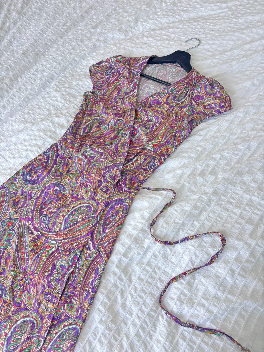 Paisley Wrap Dress