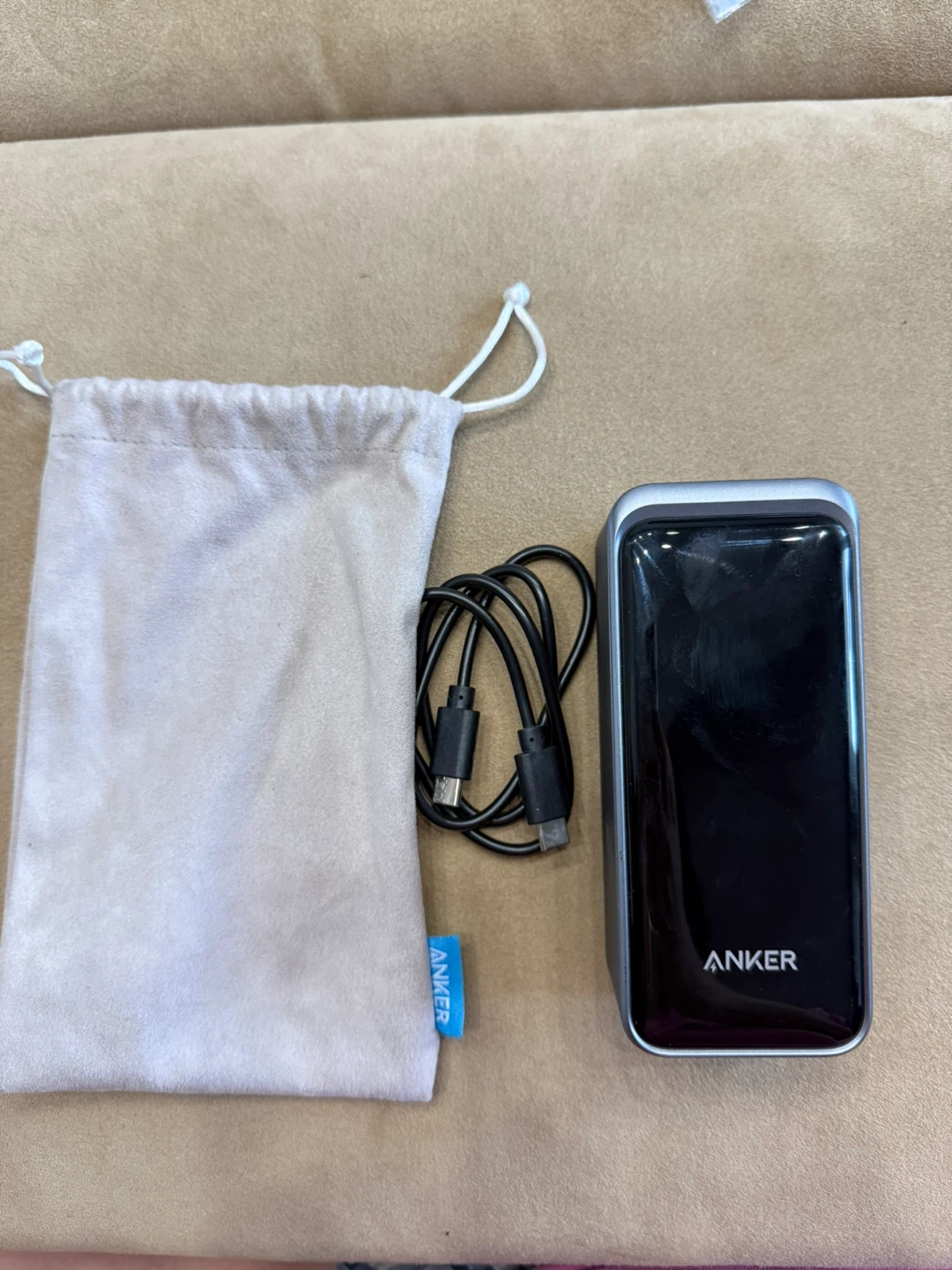 Anker Power Bank with Cable and Pouch