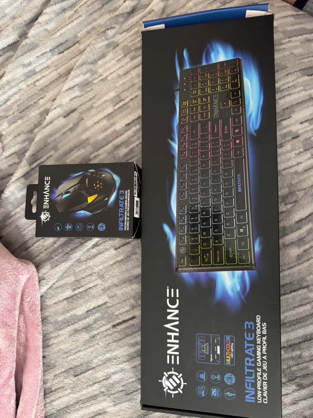 Enhance Infiltrate 3 Gaming Keyboard and Mouse Combo