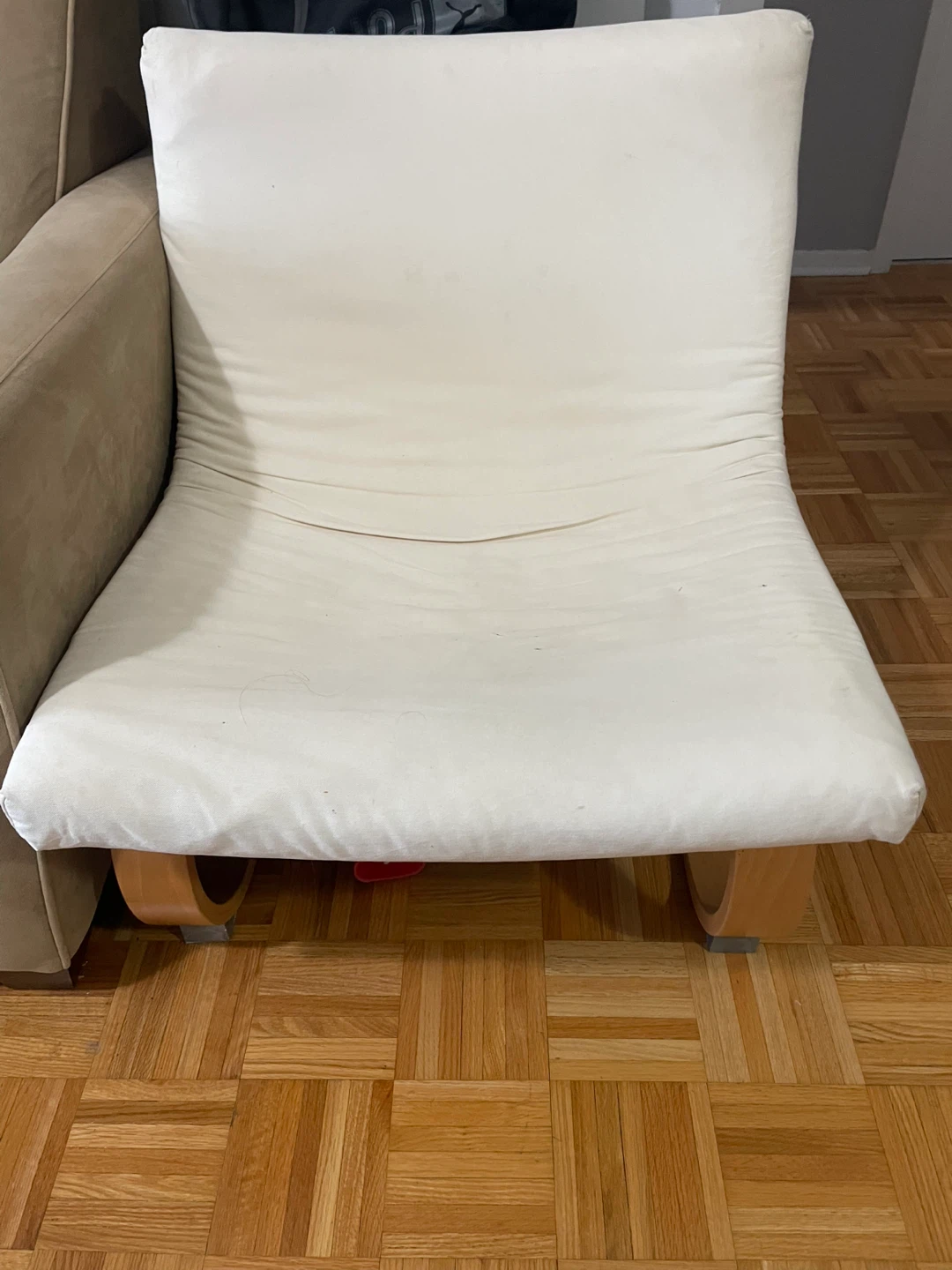 Cream Accent Chair - photo 2