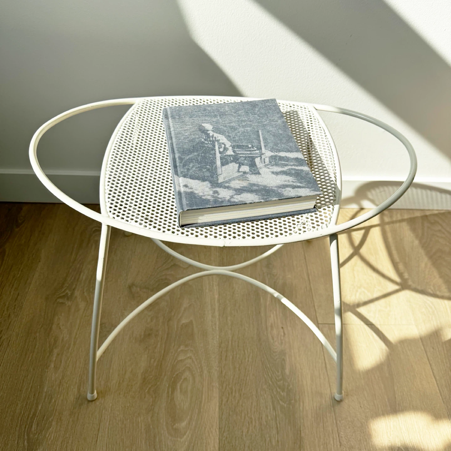 Vintage Mid century modern atomic Salterini ottoman stool.