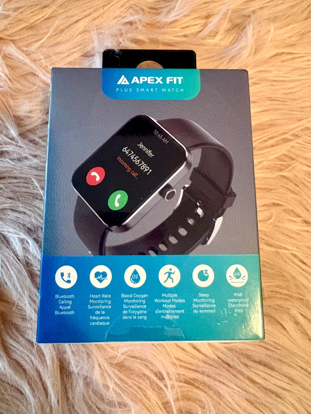 Apex Fit Plus Smart Watch -brand new
