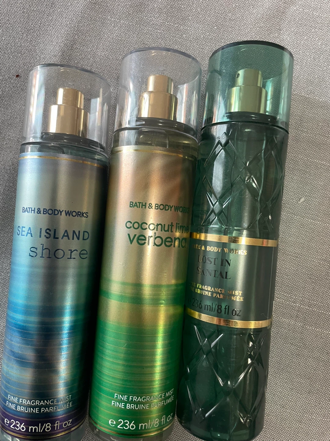 Bath & Body Works Fine Fragrance Mists - Set of 3