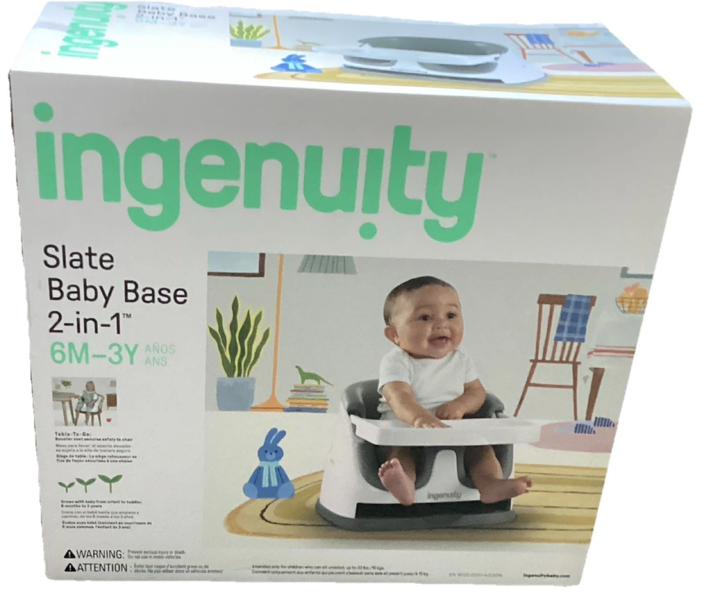 Ingenuity Baby Base 2-in-1 Seat