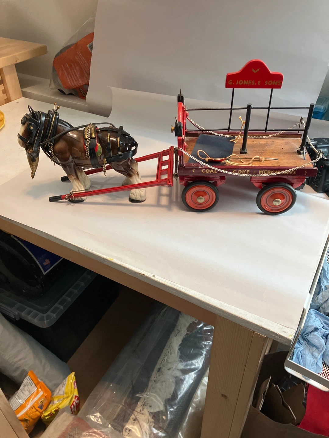 G. Jones & Sons "Coal Coke Merchants" Horse Drawn Cart