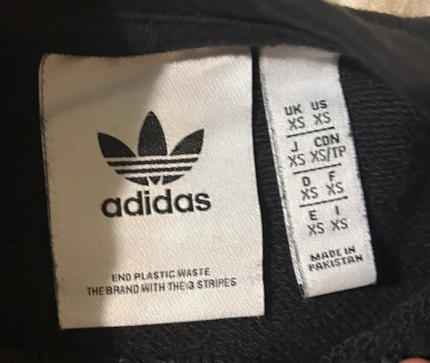 Adidas Trefoil Logo Crewneck Sweatshirt - Black - XS - photo 3