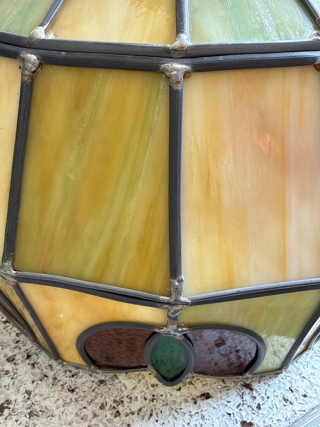 Stained Glass Pendant Light Fixture - photo 2