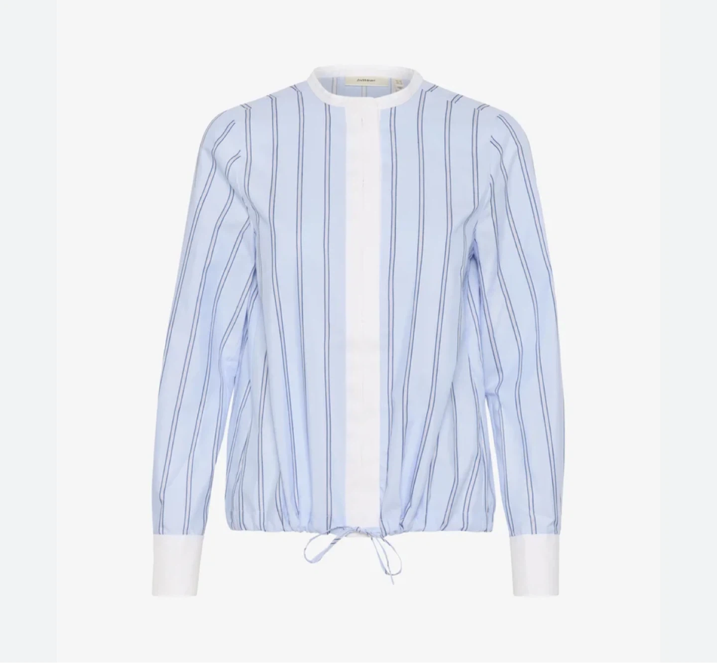 New Mylee Drawstring Shirt - Blue Stripe 🌱