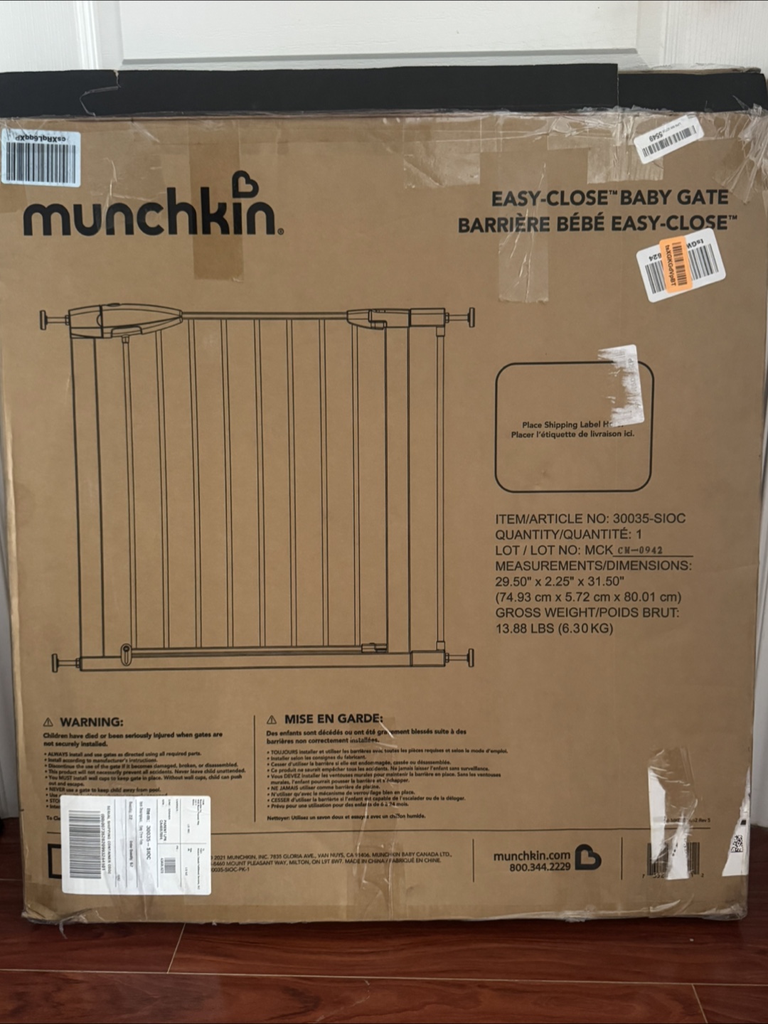 Munchkin Easy-Close Baby Gate