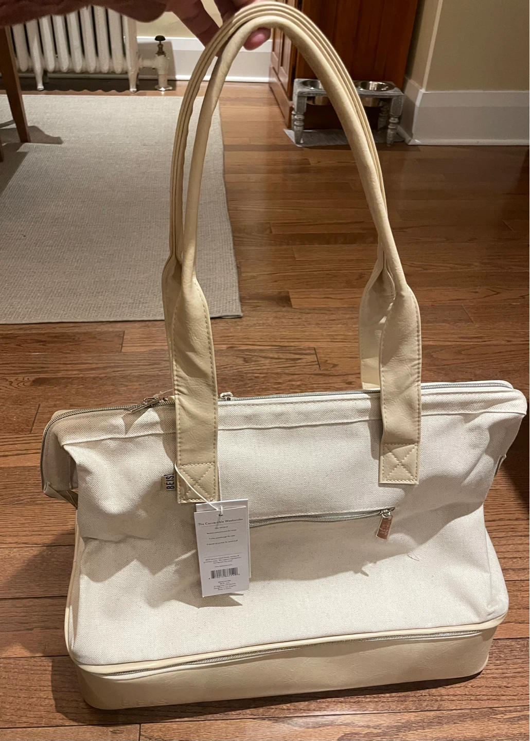 Beis- the convertible weekender - in beige - photo 4