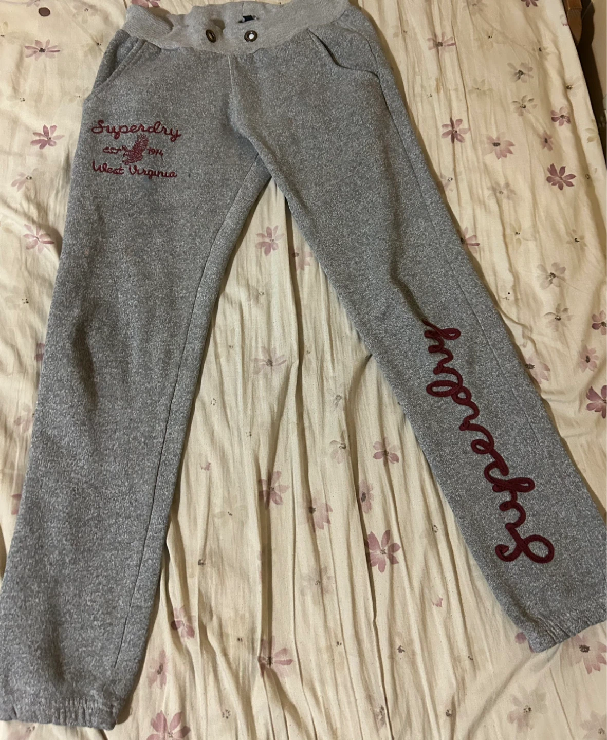 Superdry Grey Sweatpants US 4