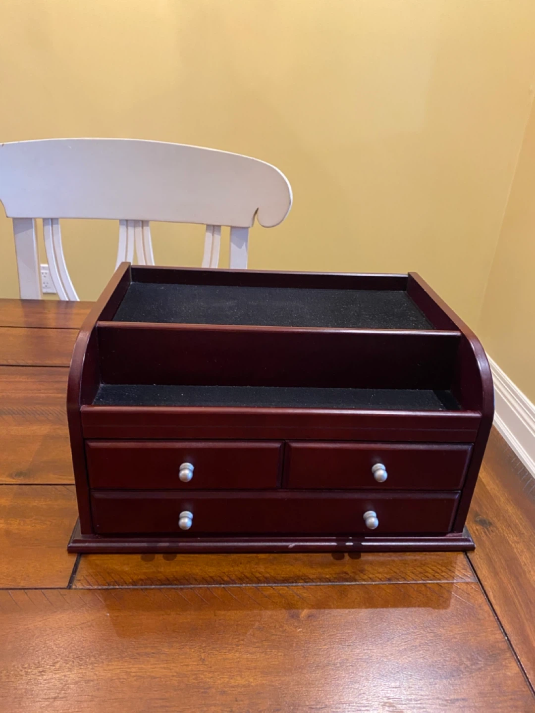 Ashuley Wooden Desk Organizer with Drawers