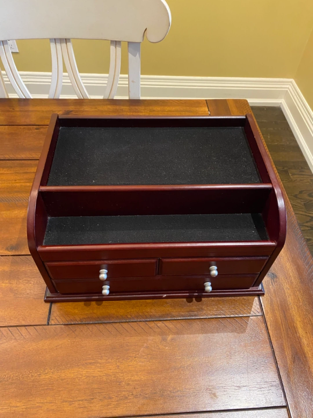 Ashuley Wooden Desk Organizer with Drawers - photo 2