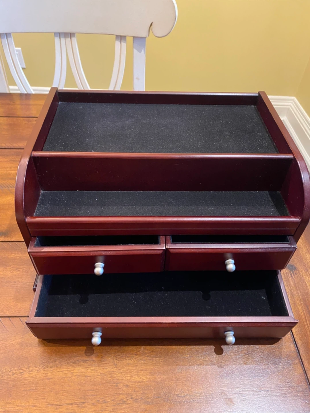 Ashuley Wooden Desk Organizer with Drawers - photo 3