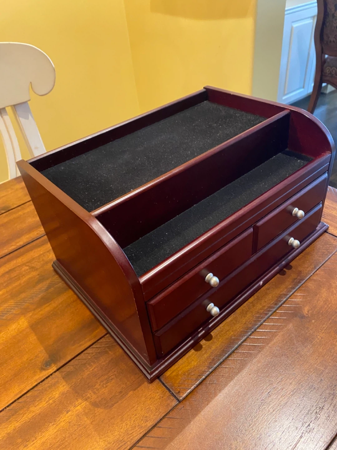 Ashuley Wooden Desk Organizer with Drawers - photo 4