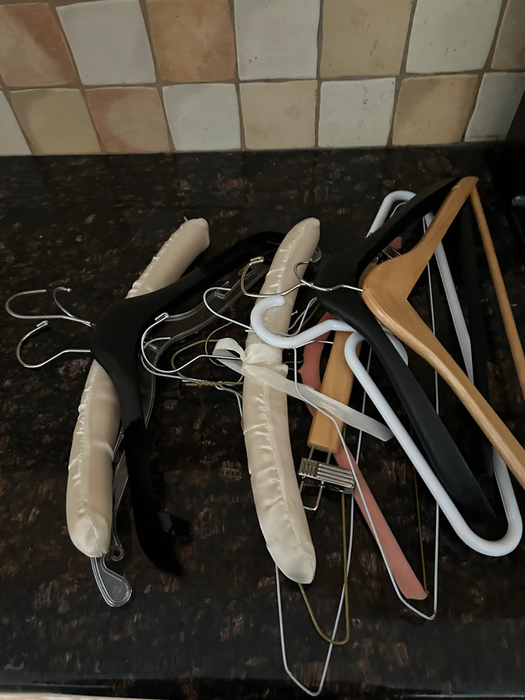 Mixed Hangers - Velvet, Padded, and Wood