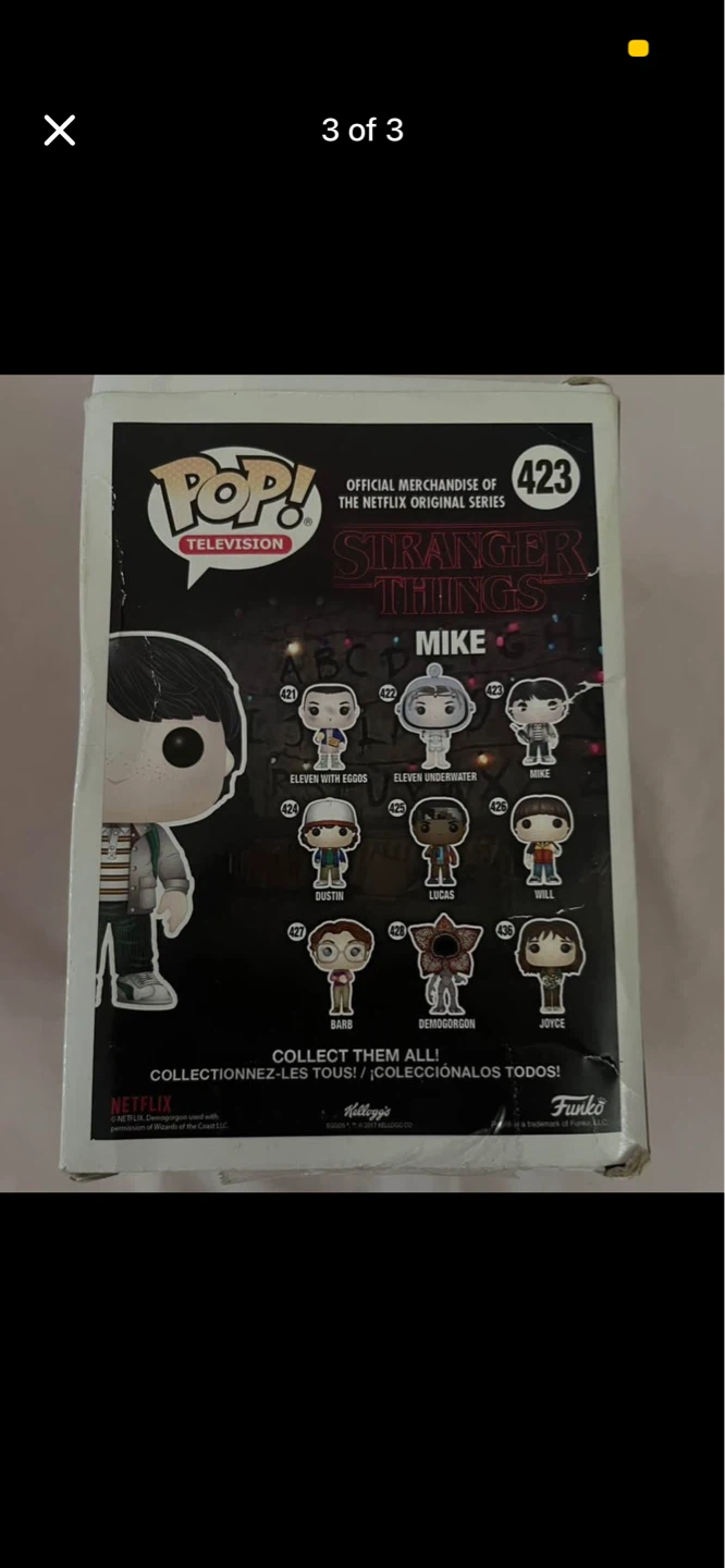 Funko Pop! Stranger Things Mike Vinyl Figure #423 - photo 3