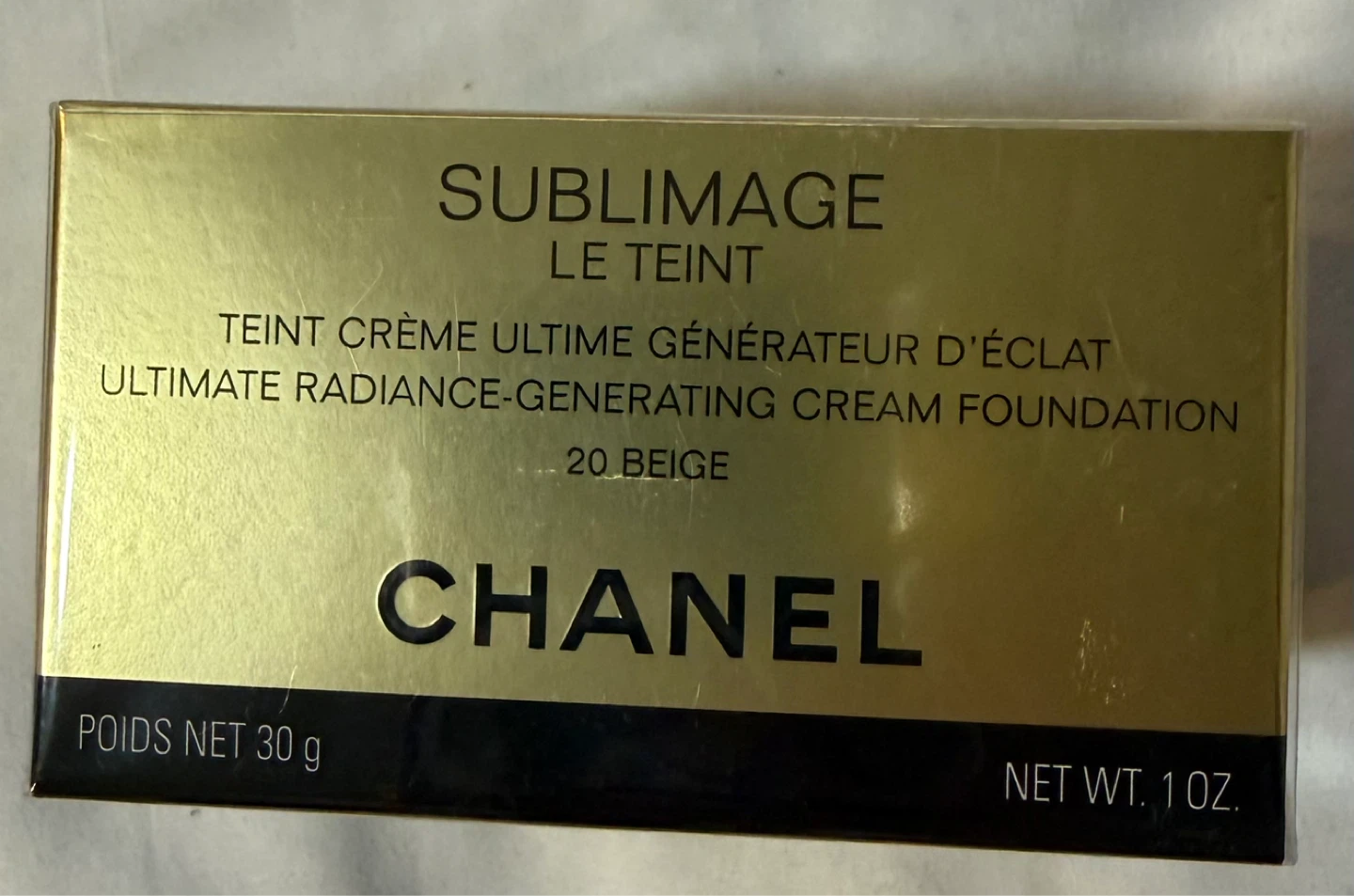 Chanel Sublimage Cream Foundation 20 Beige - photo 3