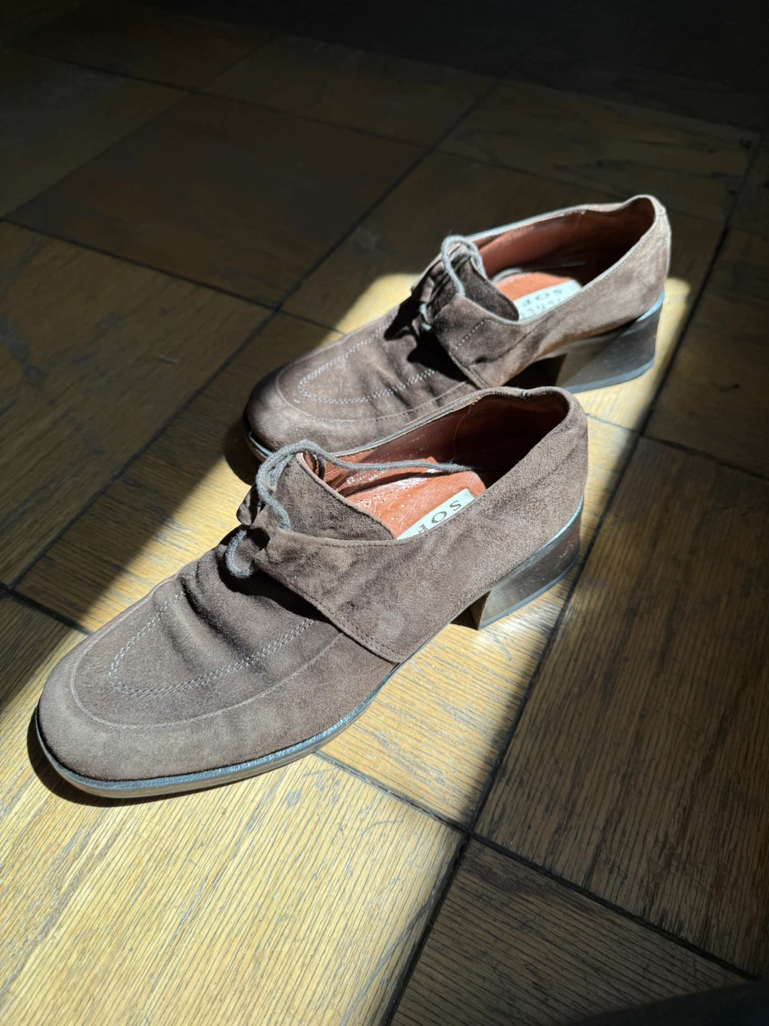 Brown Suede 90’s loafers - photo 2