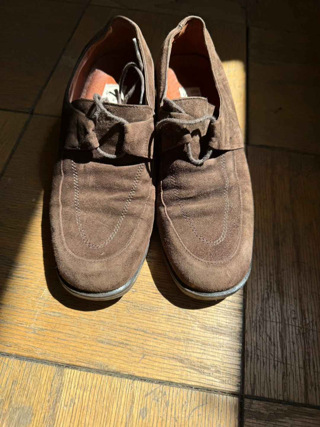Brown Suede 90’s loafers
