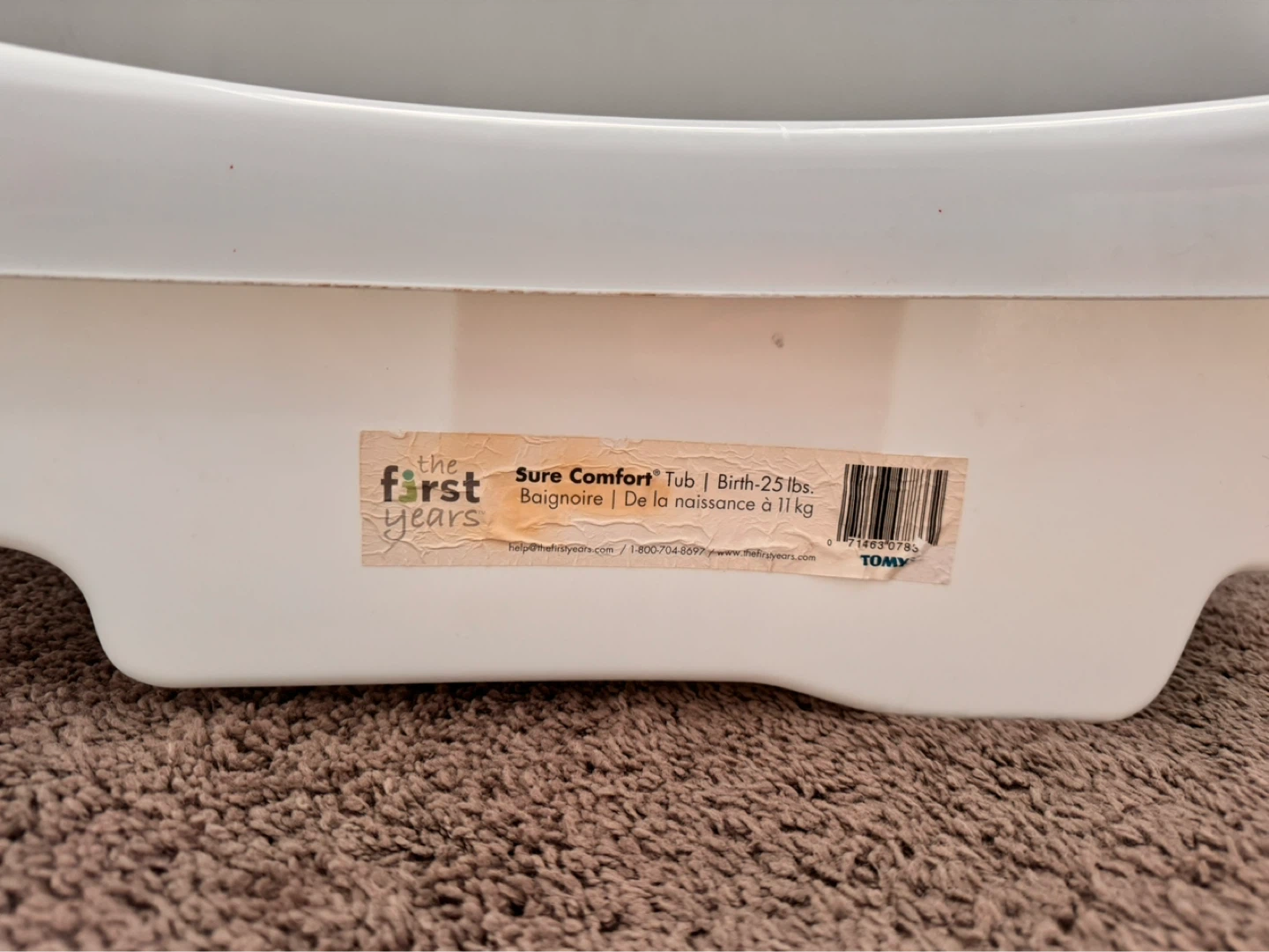 The First Years Sure Comfort Baby Bath Tub - photo 3