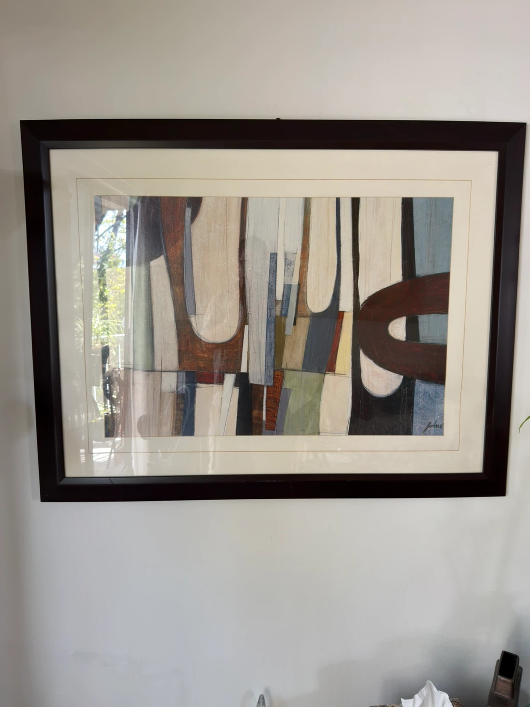 Framed Abstract Art Print - photo 2