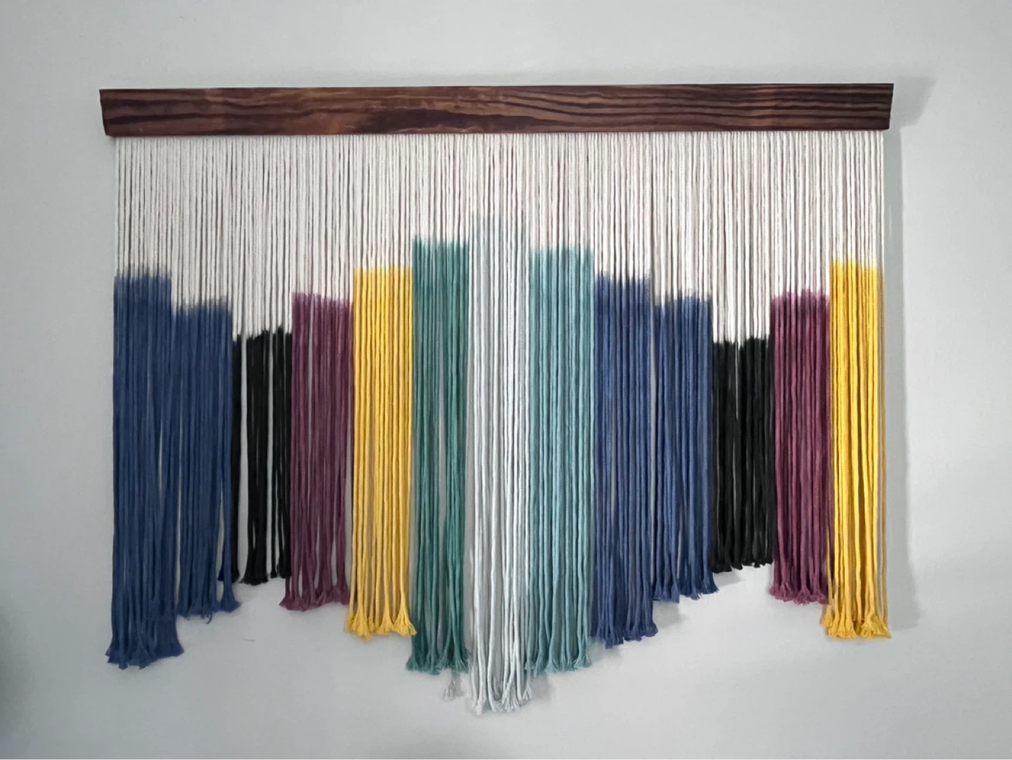 Boho Dip-Dyed Macrame Wall Tapestry - photo 2