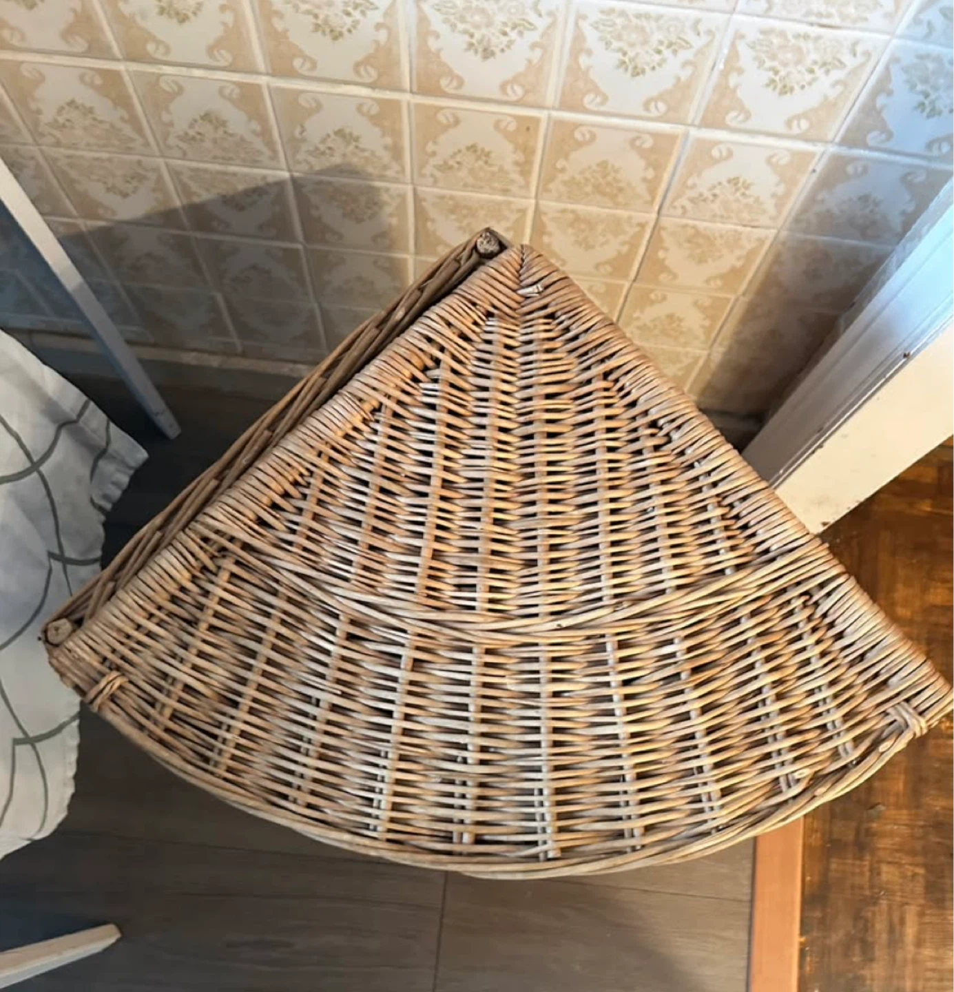 Wicker Storage Basket with Lid - photo 2