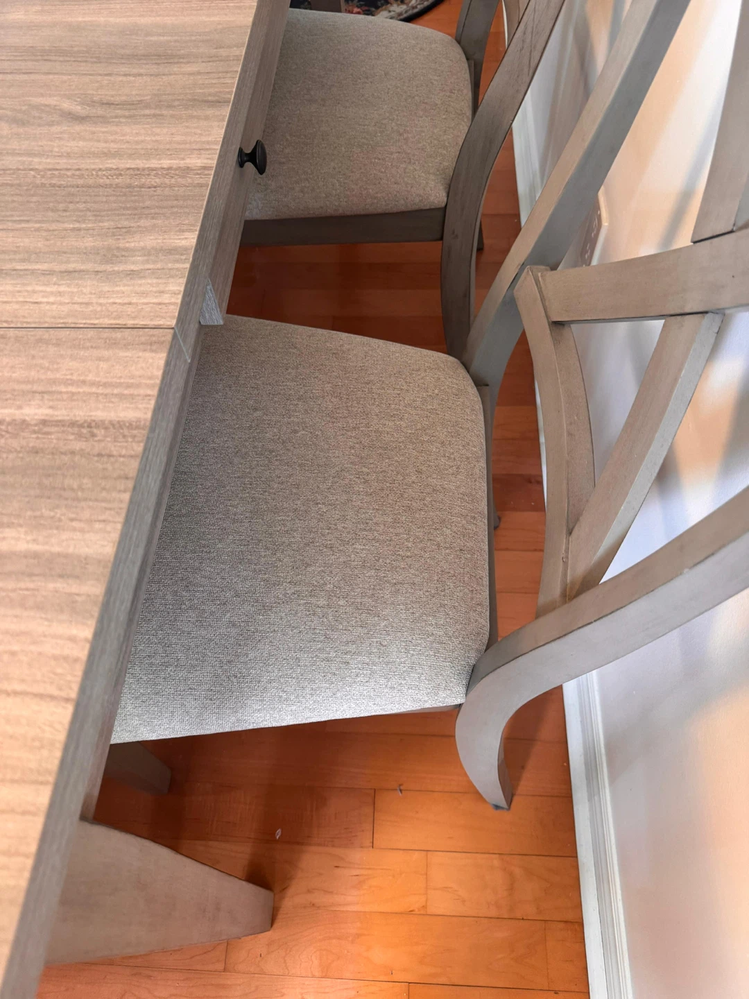 Ashley Dining Set (6 Chairs) – Modern Wood Finish - photo 4