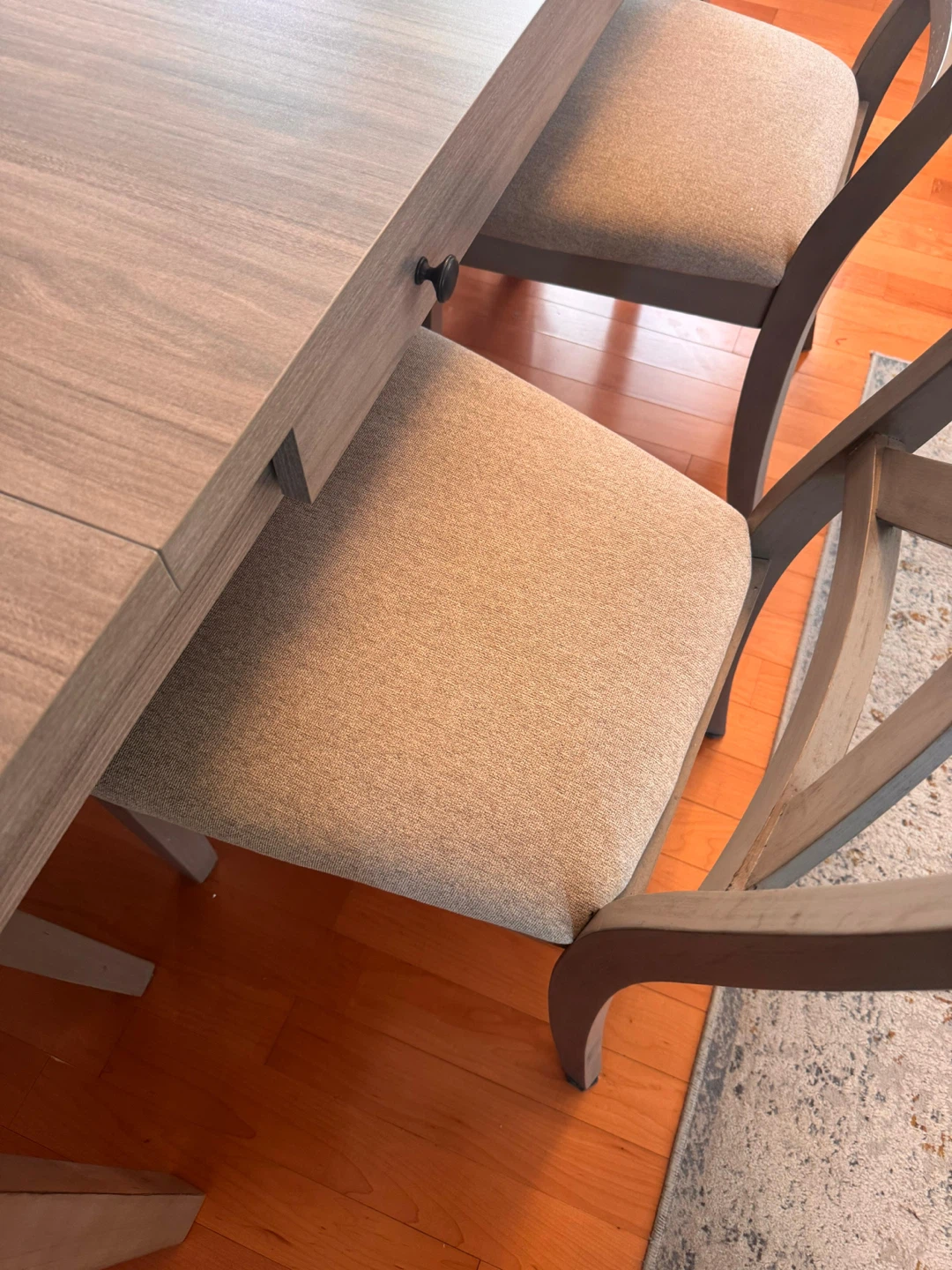 Ashley Dining Set (6 Chairs) – Modern Wood Finish - photo 3
