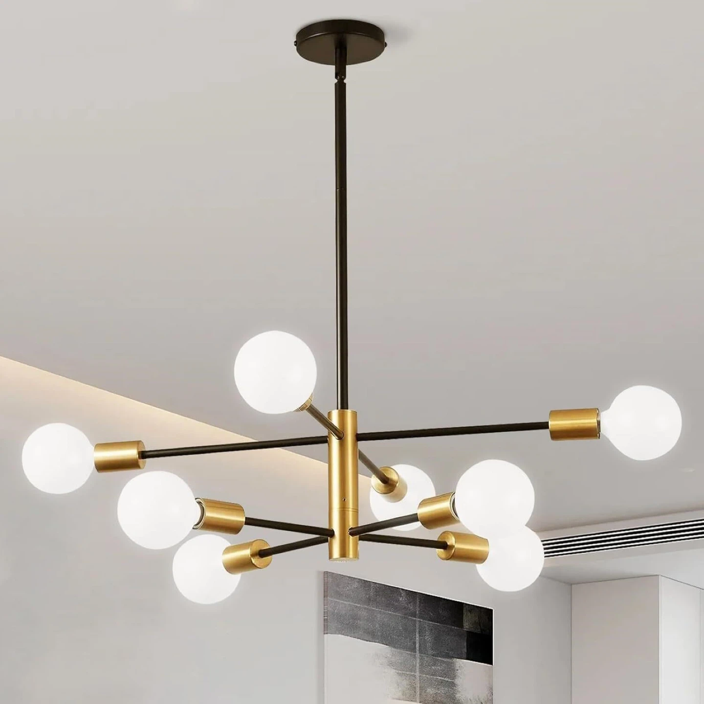 Lanburch Ceiling Light, 8-Light Chandelier