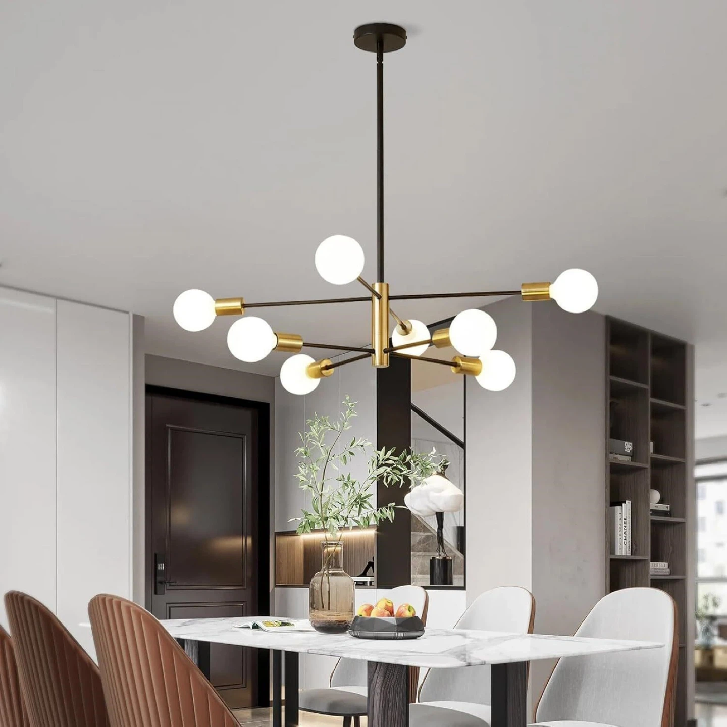 Lanburch Ceiling Light, 8-Light Chandelier - photo 2