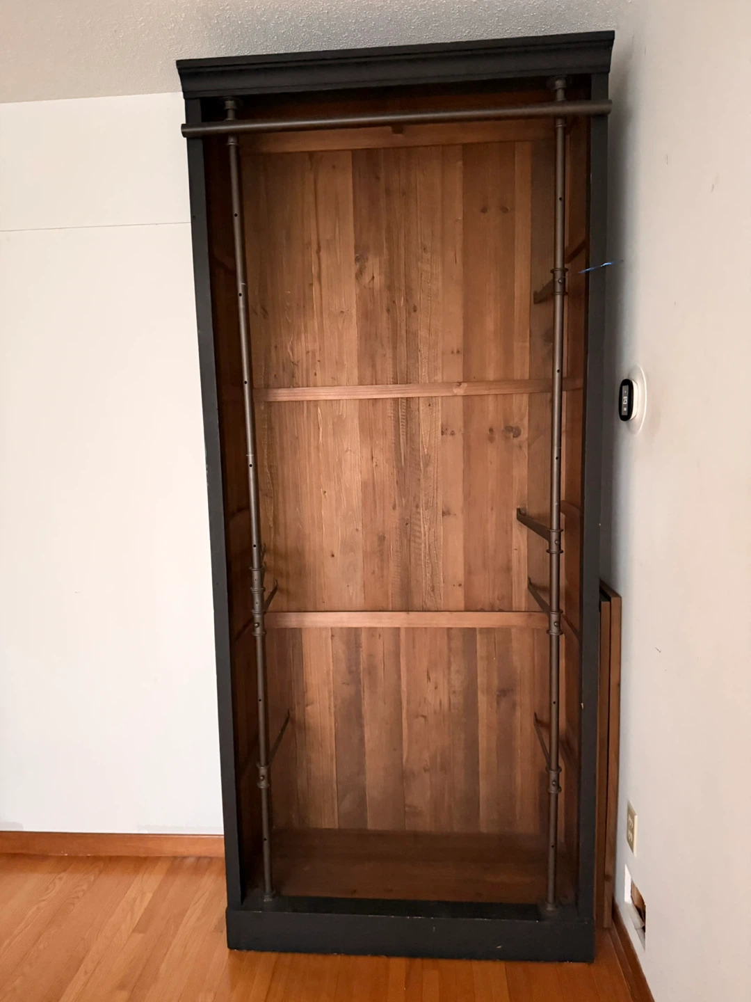 Pottery Barn  Pine Metal Bookcase –  (2 Available)