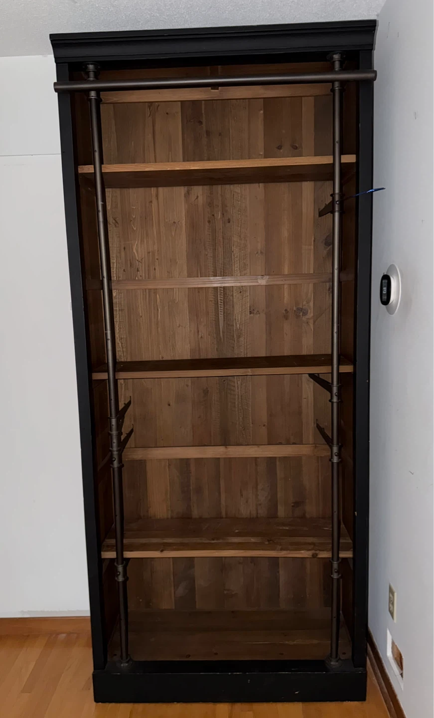 Pottery Barn  Pine Metal Bookcase –  (2 Available) - photo 2