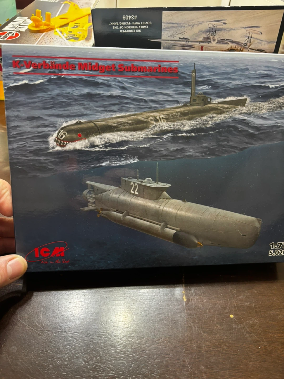 ICM K-Verbände Midget Submarines Model Kit 1:72 S.020