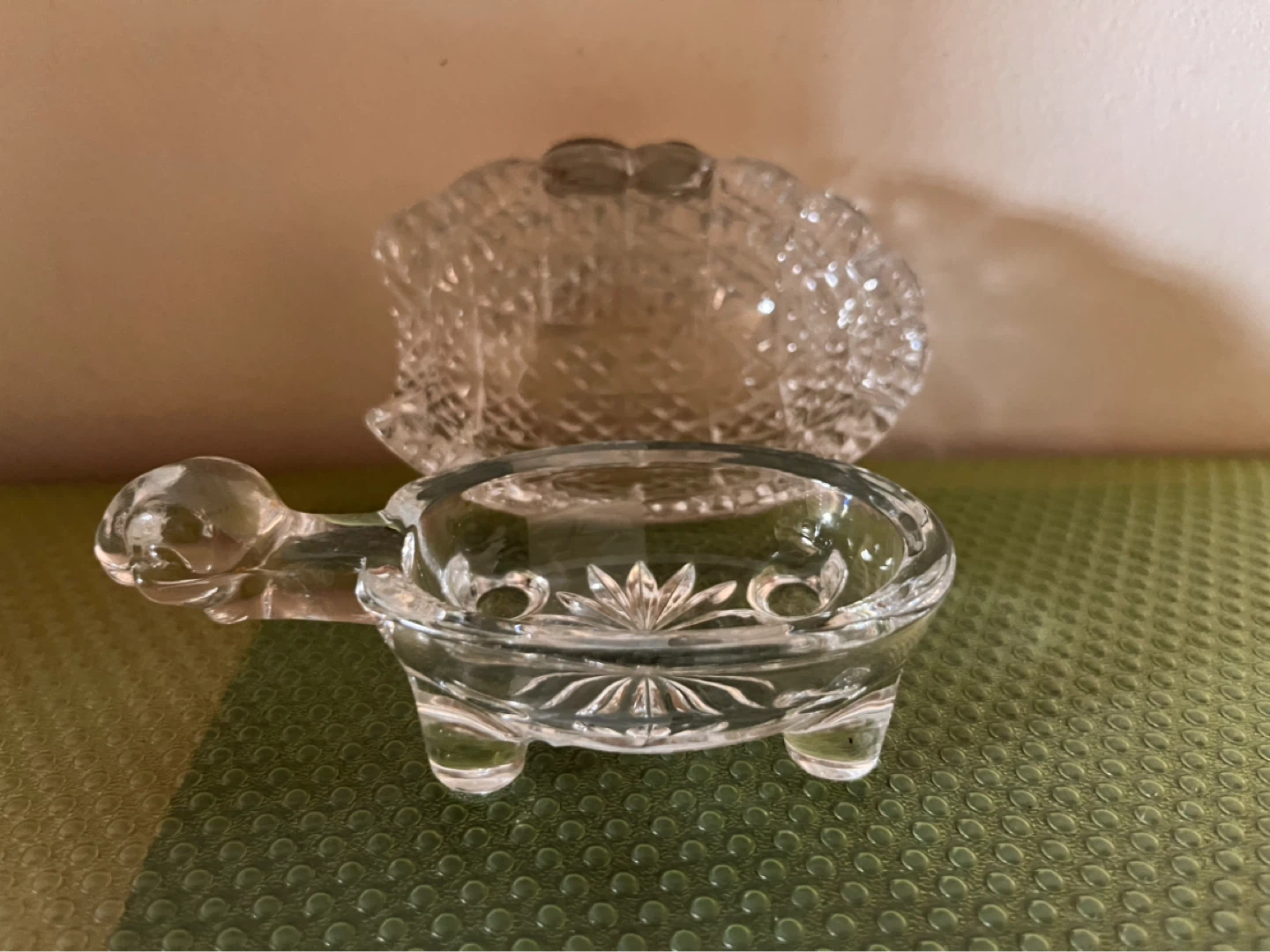 NEW Bohemia Crystal Turtle Dish - photo 2