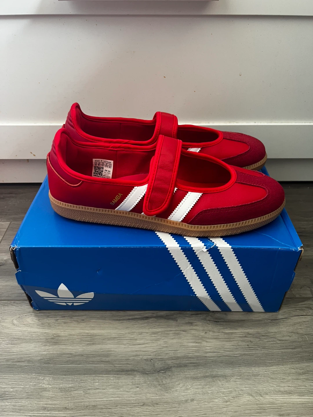 Adidas Samba Mary Jane Shoes - Red - photo 2