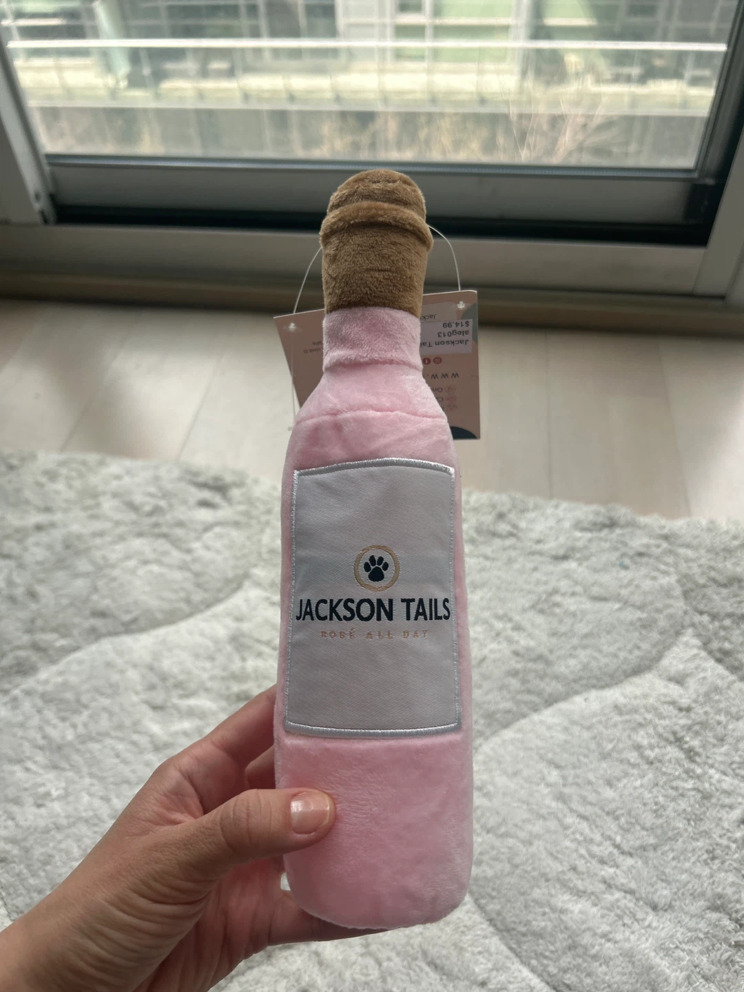 New Dog Toy - Jackson Tails Rosé 🌱