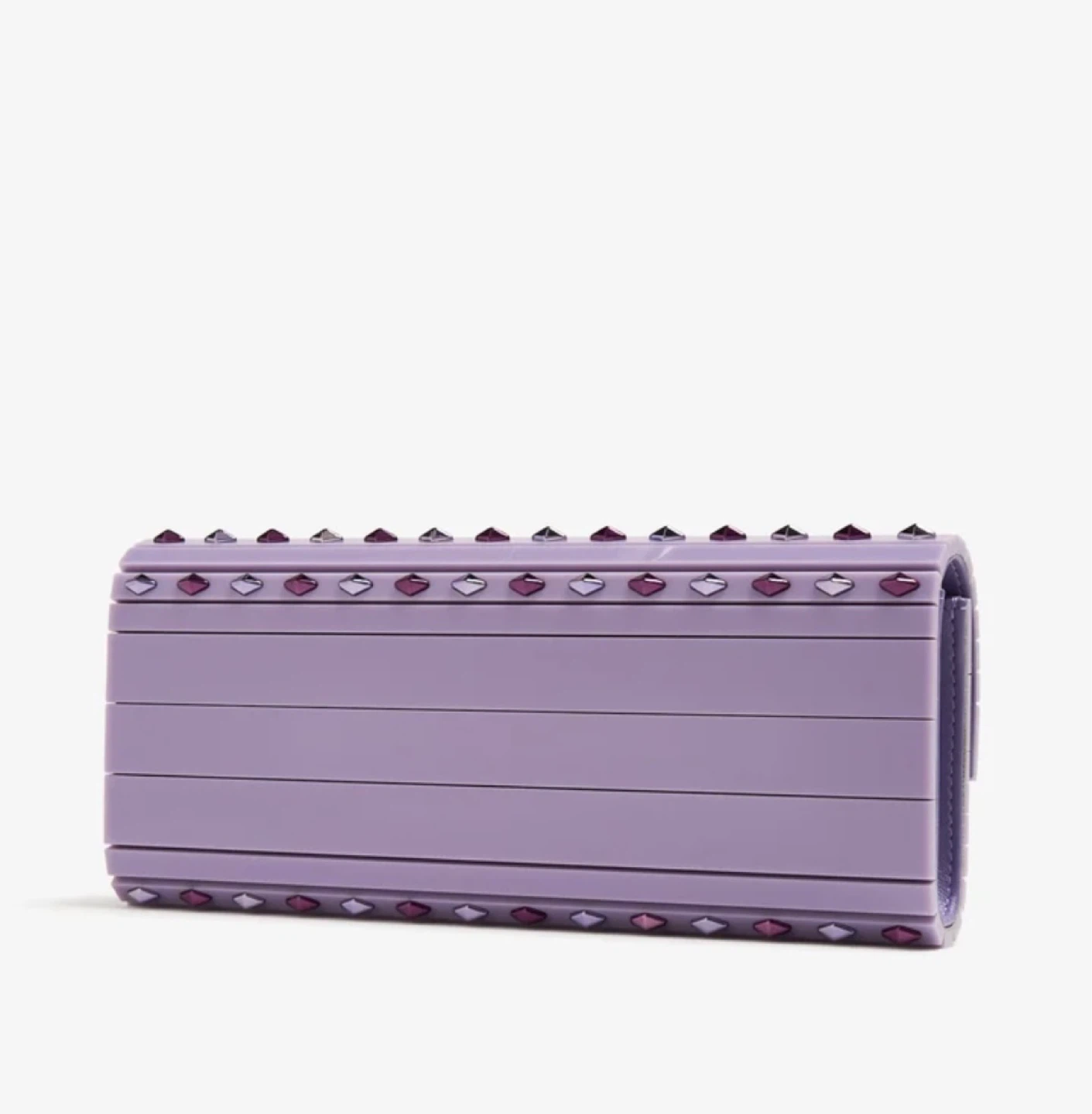 Jimmy Choo Sweetie U Clutch Bag Lavender - photo 5