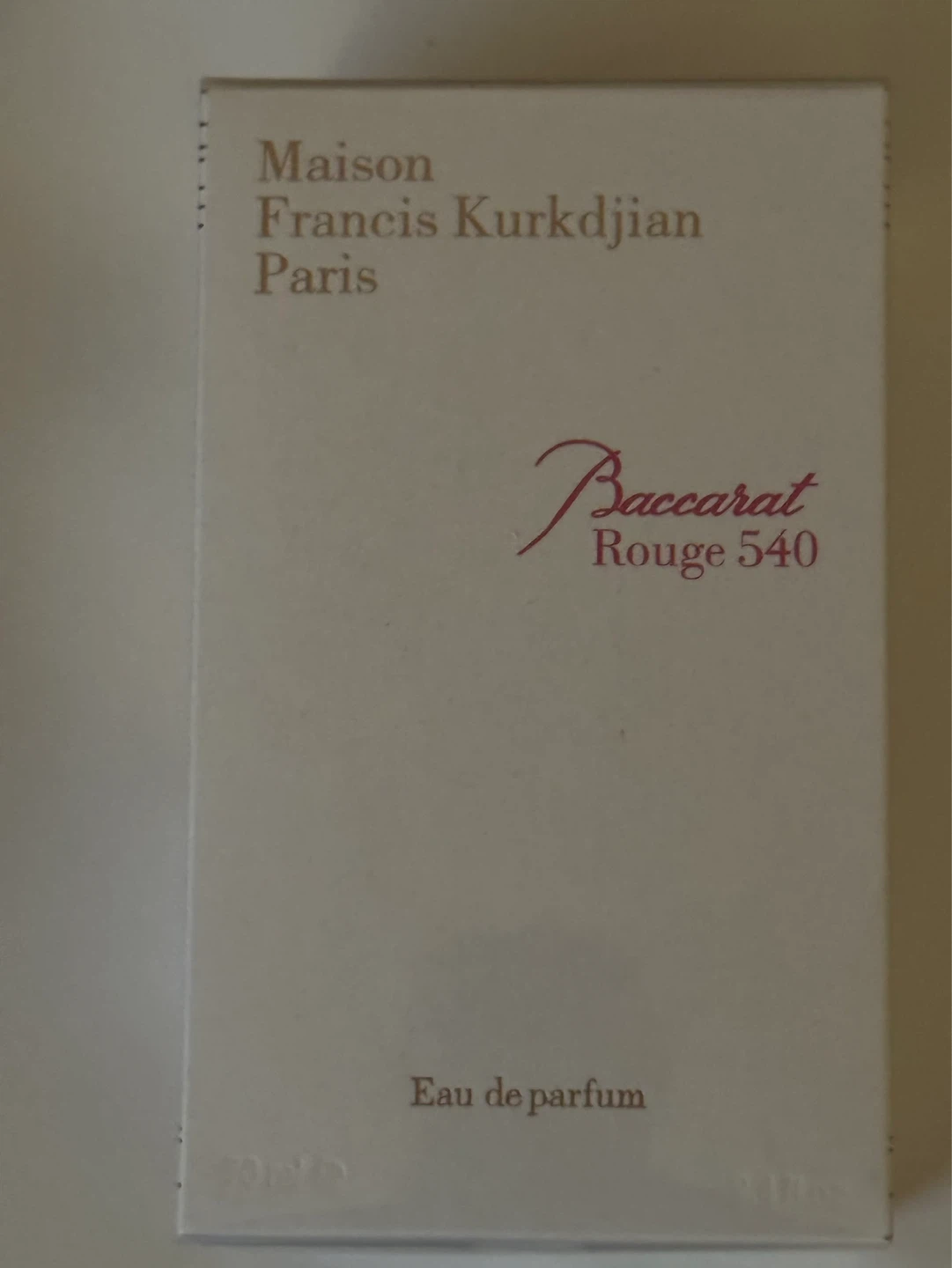 Maison Francis Kurkdjian Baccarat Rouge 540 Eau de Parfum