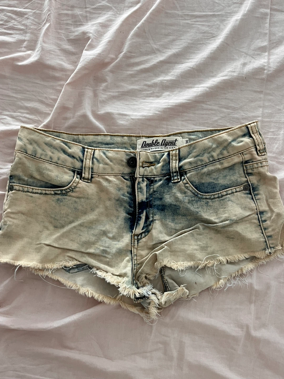 FREE!!!Double Agent Denim Shorts