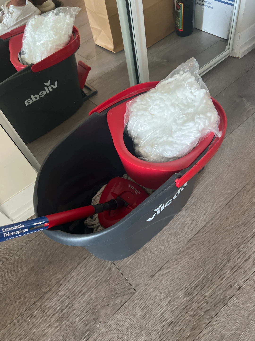 Vileda Mop and Bucket Set with Refill